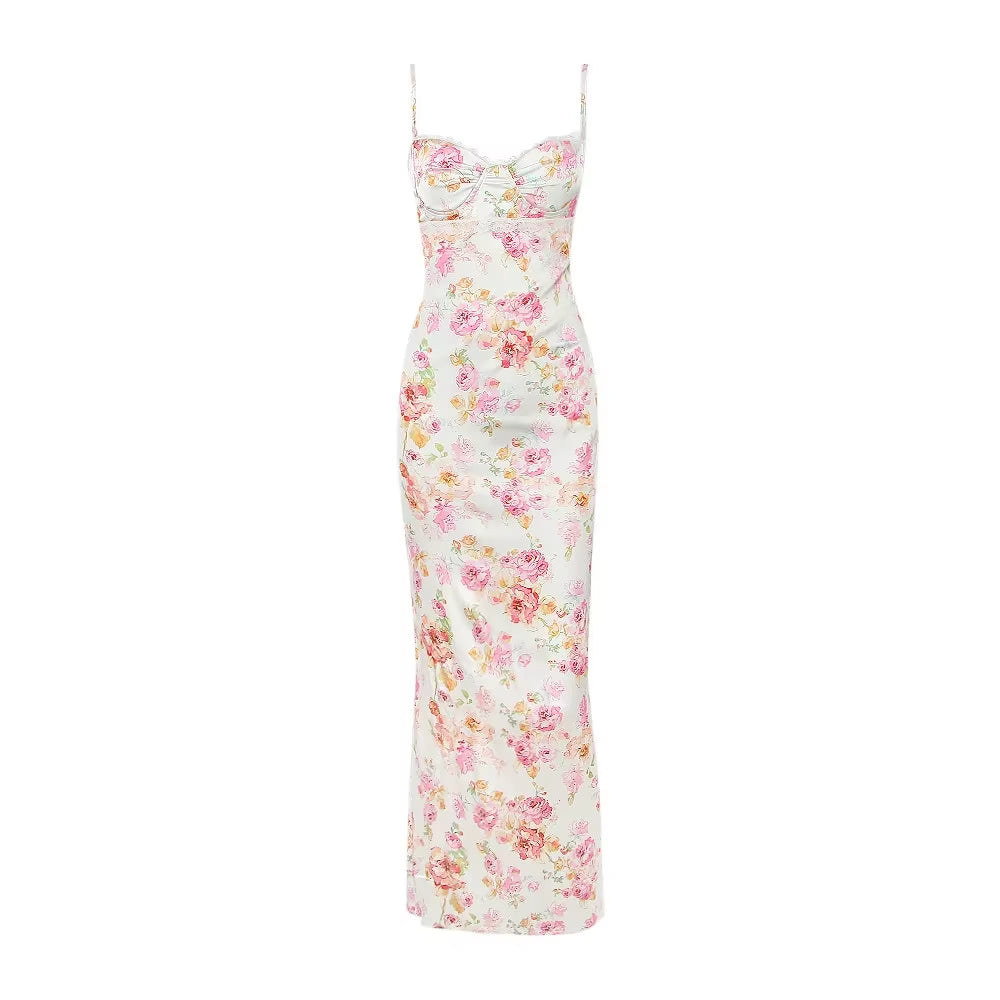 Elegant Floral Print Maxi Dress - Perfect for Summer Weddings & Parties 2023