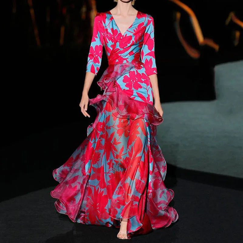 Chic Summer High Waist Button Dress for Women - Slim Fit Long Sleeve with Sashes