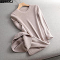 Cozy Chic: Women's Long Sleeve O-Neck Bodycon Sweater Dress for Autumn & Winter