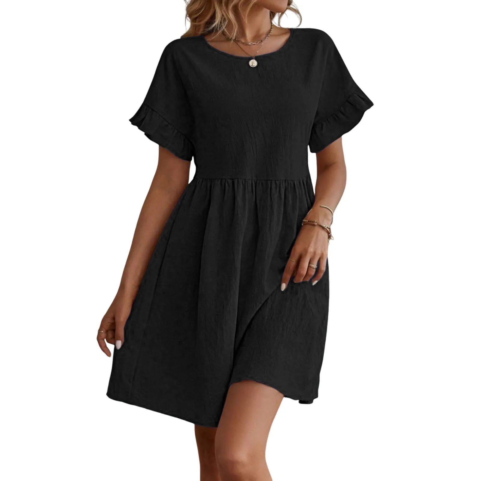 Chic & Breezy A-Line Midi Dress for Women - 2024 Summer Fashion Essential