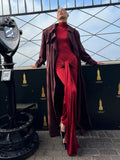 Chic High Neck Long Sleeve Bodycon Maxi Dress - Perfect for Autumn Parties & Club Nights!