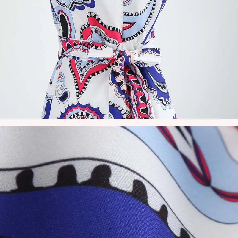 Chic Vintage Floral Summer Dress for Women - 50s/60s Rockabilly Swing Pinup Style Elegant Party Dress