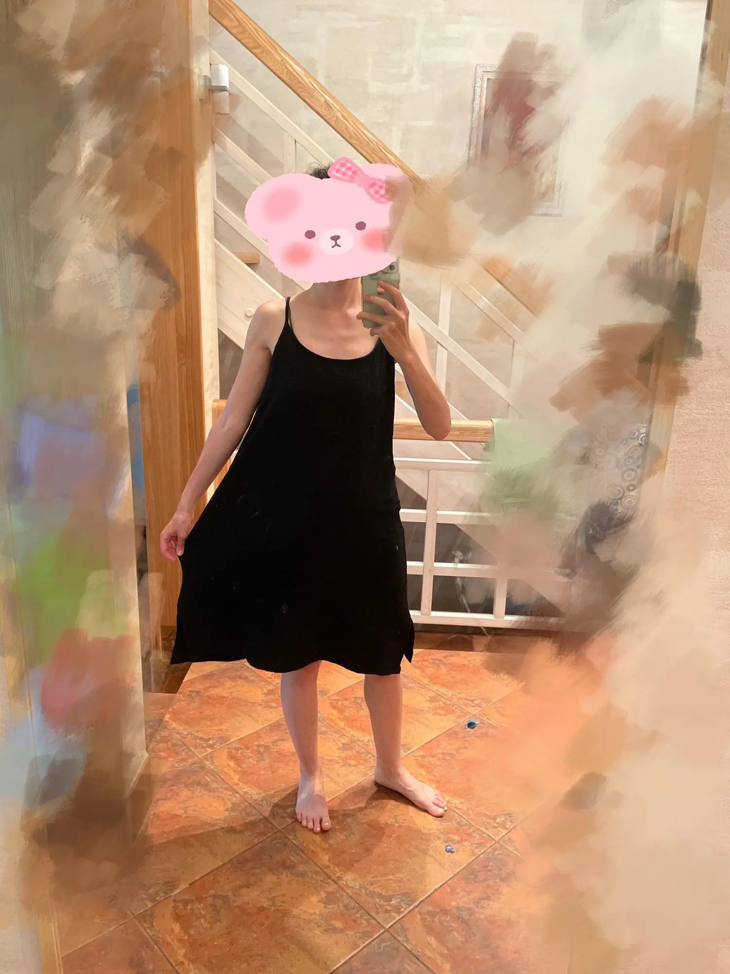 Chic Summer Sleeveless Sundress for Women - Double Cotton Comfort in